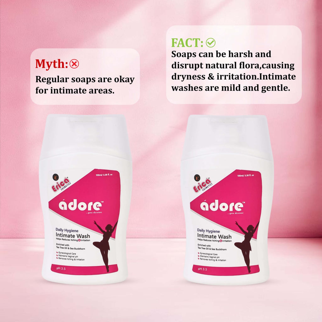 Combo of 3 ádore Daily Hygiene Intimate Wash (pH 3.5)